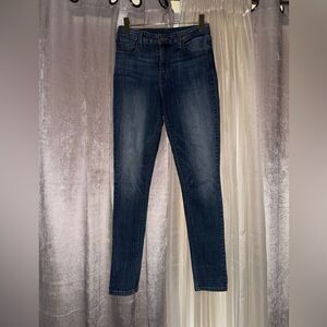 Women’s Levi's High Rise Skinny Slim Stretch Blue Jeans W28 L32 US Size